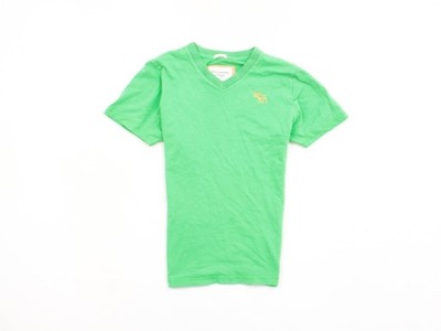 Y Abercrombie Fitch T-shirt Męski V-Neck Green r L