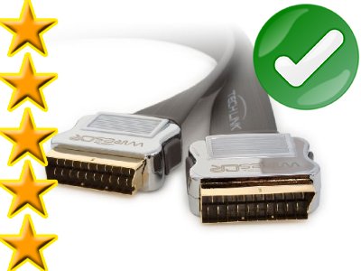 -43% Kabel przewód SCART-SCART Techlink 680083 3 m