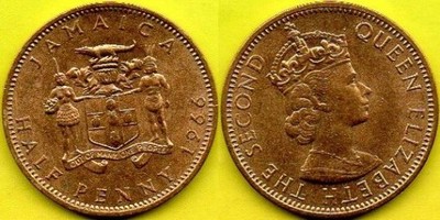 JAMAJKA  Half  Penny  1966 r.