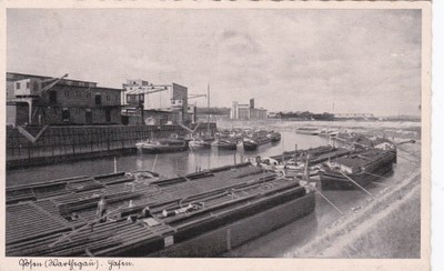 Poznań - 1941 r. Port rzeczny WYPRZEDAŻ OD 1 ZŁ ! - 7012454776 - oficjalne  archiwum Allegro