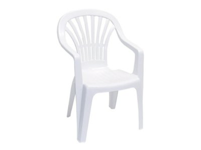 Krzesło plastikowe ogrodowe z plastiku białe 120kg - 6623003452 - oficjalne  archiwum Allegro