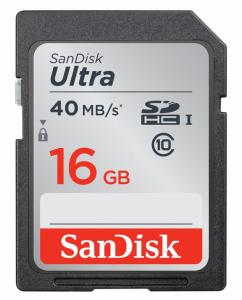 KARTA  SANDISK Ultra SDHC 16GB 40MB  PROMOCJA