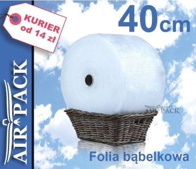 Folia Bąbelkowa 40 cm x 100 m WARTO !!! POZNAŃ