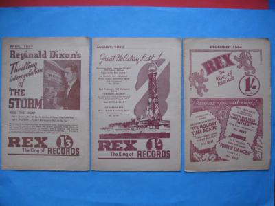 NOWOŚCI WYDAWNICZE Rex The King Records 1935