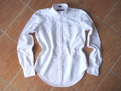 RALPH LAUREN oryginalna biała koszula rozm.4 - 36 - 6399916859 - oficjalne  archiwum Allegro