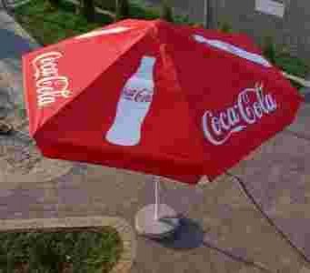 Parasol Ogrodowy 3m + Podstawa Betonowa Coca-Cola - 6133490260 - oficjalne  archiwum Allegro