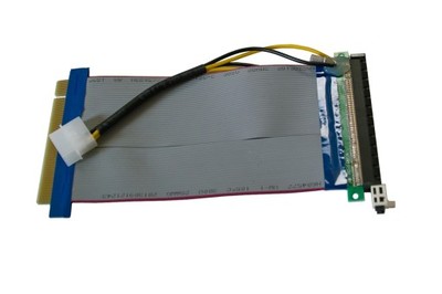TAŚMA RISER PCI-E 16x KOPARKA BITCOIN 195mm +MOLEX