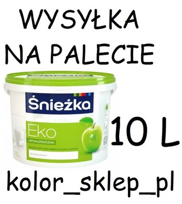 ŚNIEŻKA EKO 10L emulsja akrylowa - farba - HIT !!!