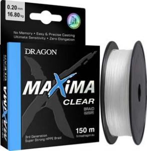Plecionka DRAGON MAXIMA CLEAR 0,12mm 150m