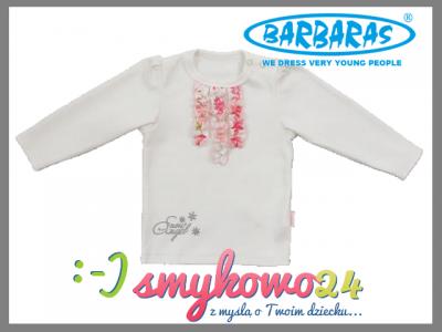 Bluzka z żabotem dla dziewczynki  BARBARAS  r 104