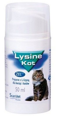 ScanVet Lysine kot żel - preparat z L-lizyną dla k