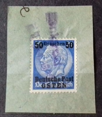 Deutsche Post OSTEN 50 groschen wycinek