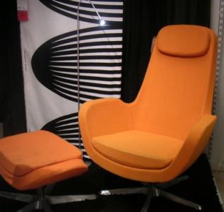IKEA KARLSTAD fotel obrotowy salon / biurowy W-wa - 5984368392 - oficjalne  archiwum Allegro
