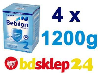 BEBILON mleko 2 z PRONUTRA 4x 1200g po 6m
