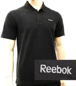REEBOK Polo super koszulka czarna , bawełna - S