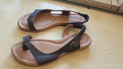 Sandały, japonki, buty Lasocki skóra - 6859301656 - oficjalne archiwum  Allegro