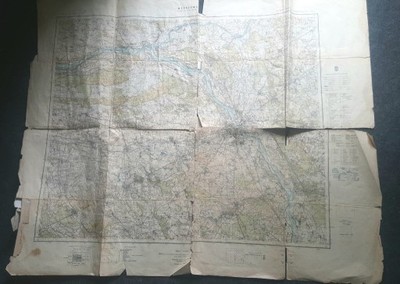 Mapa Warszawy 1936