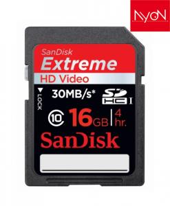 Karta Pamięci 16GB 30MB/s SANDISK EXTREME HD VIDEO