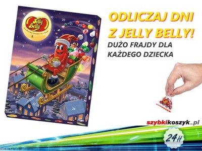 Hit Kalendarz Adwentowy Fasolki Jelly Belly 240g 6623090512 Oficjalne Archiwum Allegro