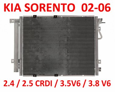 Chłodnica Klimatyzacji Kia Sorento 2.4 3.5V6 3.8V6 - 6205849832 - Oficjalne Archiwum Allegro