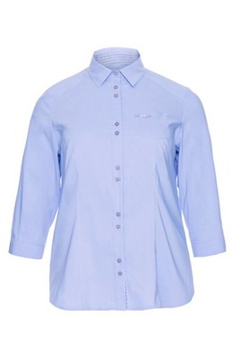 Niebieska bluzka koszulowa  r. 54