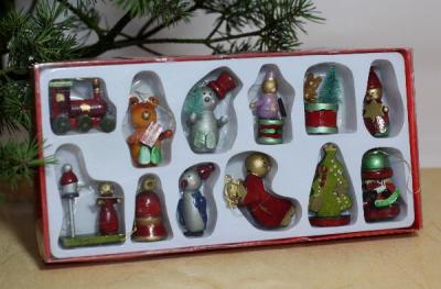 ozdoby drewniane 12 zabawki dla dzieci na choinkę - 4678771533 - oficjalne  archiwum Allegro