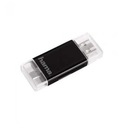 Czytnik kart Hama SD/microSD 2w1 USB/microUSB