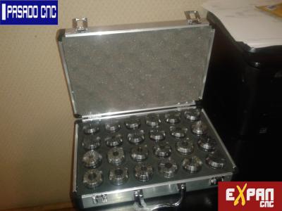 Tulejki zaciskowe ER40 24 szt w walizce 3-30 mm