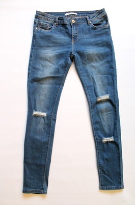 Spodnie jeansy dziury rurki JAK NOWE Tk- Maxx XL - 6885062706 - oficjalne  archiwum Allegro