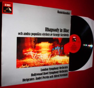 GERSHWIN - RHAPSODY IN BLUE LP ANDRE PREVIN /EMI