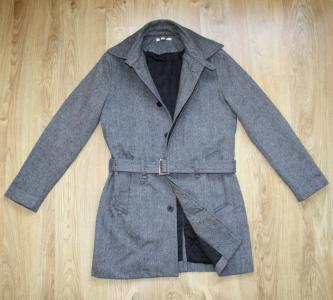 TIGER OF SWEDEN - MILITARY GRAY TRENCH COAT - M