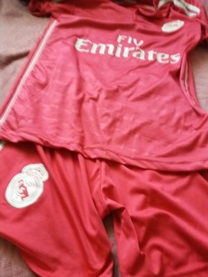 komplet piłkarski koszulka i spodenki Bale