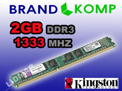 KINGSTON 2GB PC3-10600  DDR3-1333Mhz GWAR 24M FV