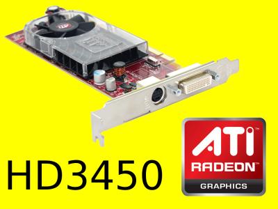 ATI RADEON HD3450 256MB DDR2 DMS59 SVIDEO FV GW