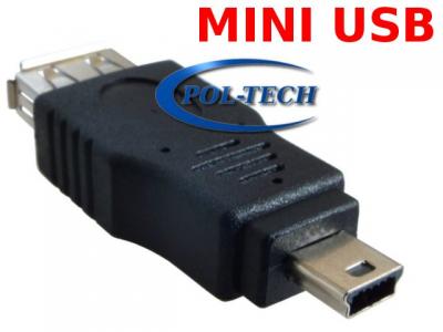 Adapter złącze przejściówka Mini USB - gniazdo A