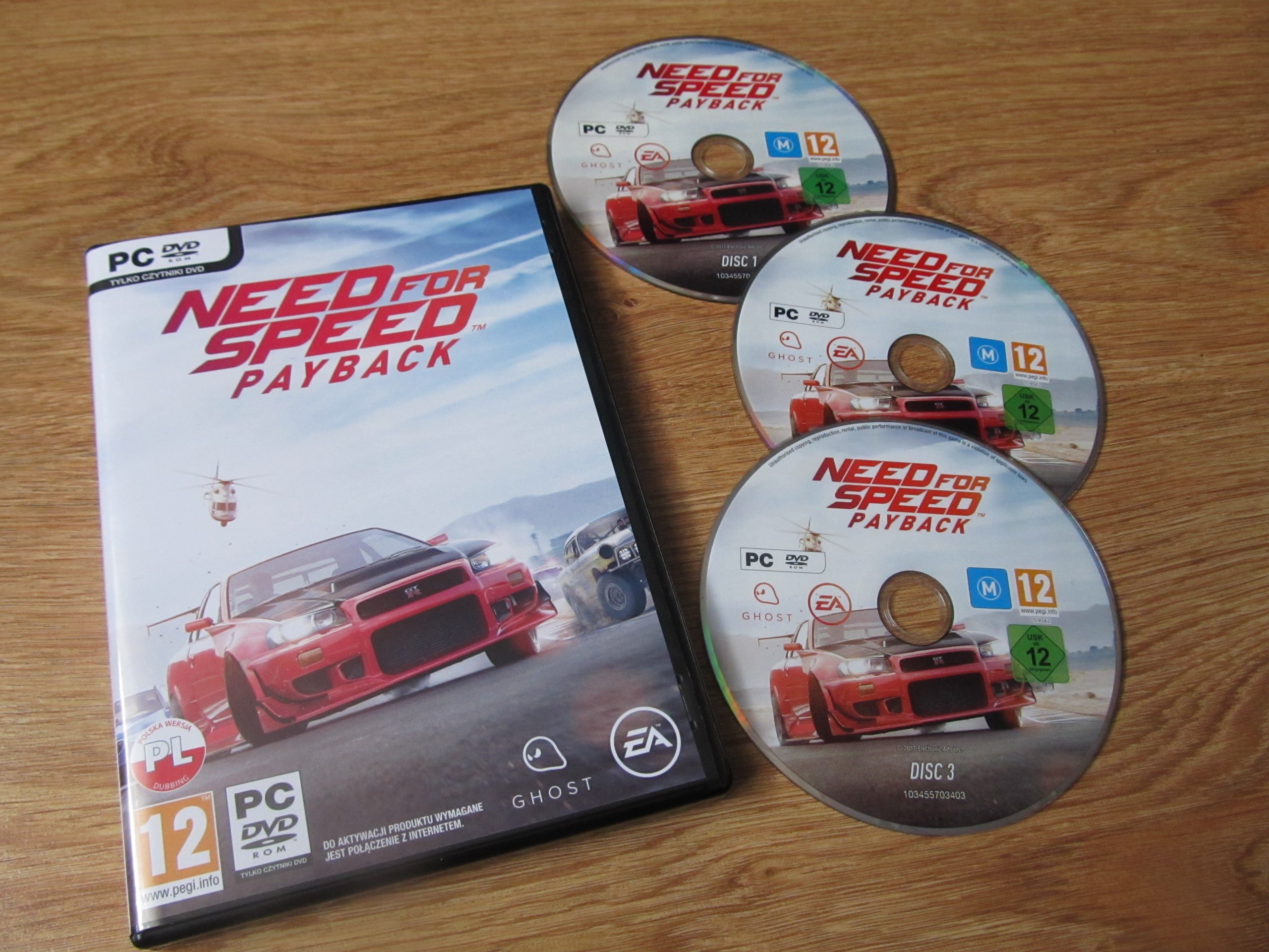 Need for Speed Payback [PC] PUDEŁKO + 3 DVD - 7045724462 - oficjalne  archiwum Allegro