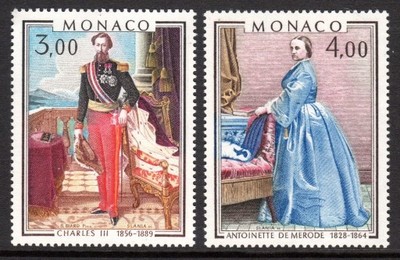 Monaco 1979 - portrety władców Monaco  , Słania