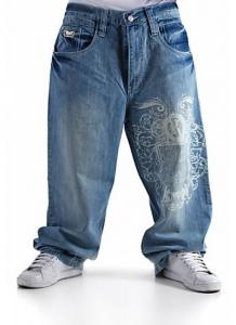 Spodnie Karl Kani 34 Frontal Lt baggy jeans - 3617852229 - oficjalne  archiwum Allegro