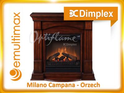 Kominek elektryczny Dimplex  MILANO - Orzech