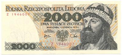 272. 2.000 zł 1979 - Z - st.1-