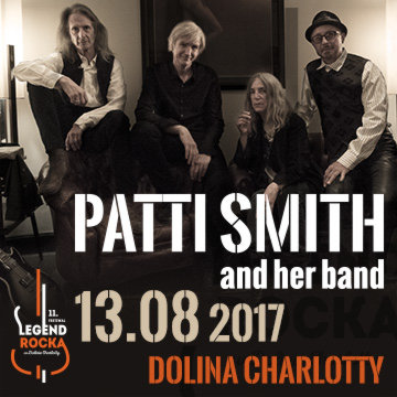 PATTI SMITH - DOLINA CHARLOTTY - 13.08 - 1 BILET
