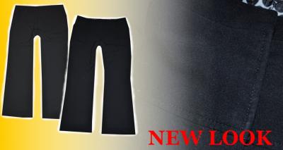 *NEW LOOK* czarne eleganckie spodnie  18(46)