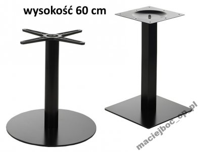Podstawa stelaż stołu stolika, niska h=60 cm