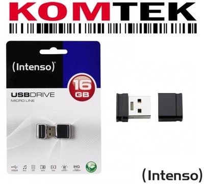 Micro Pendrive Intenso Micro Line 16 GB USB 2.0