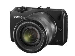 Canon EOS M 18-55mm +lampa bł +filtry +karta 16GB