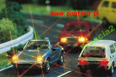Oświetlenie do samochodów 1/87 BuschPantera Poznań