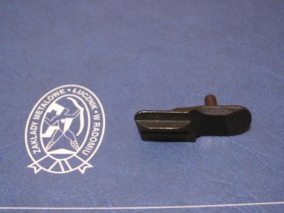 Dźwignia zatrzymania zamka pistoletu MAG-95/98 - 6048741059 - oficjalne  archiwum Allegro
