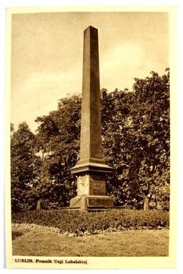 LUBLIN Pomnik Unji Lubelskiej ok.1930
