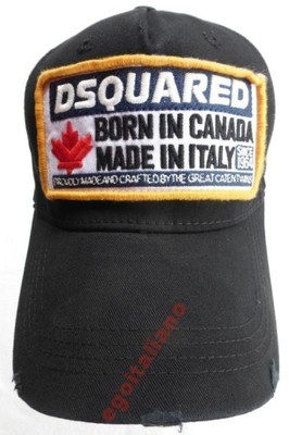 dsquared born in canada made in italy cap