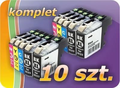 Tusz do Brother LC123 LC-121 DCP-J132W 152W+GRATIS